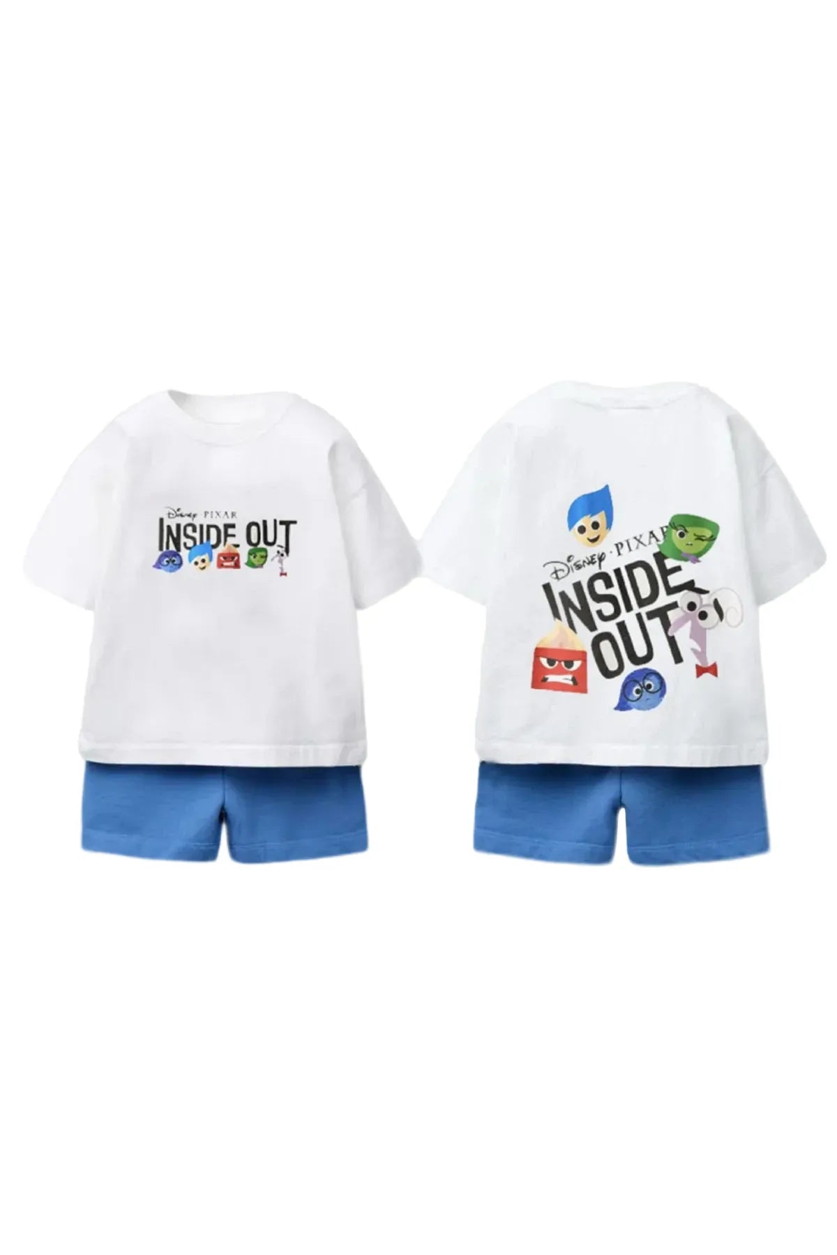 Mini Monster Cartoon T‑Shirt & Shorts Set – Kinder Sommer Outfit