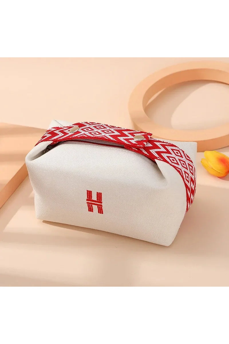 Luxuriöse Kosmetiktasche für Reisen – Große, faltbare Handtasche für Make-up & Pflege