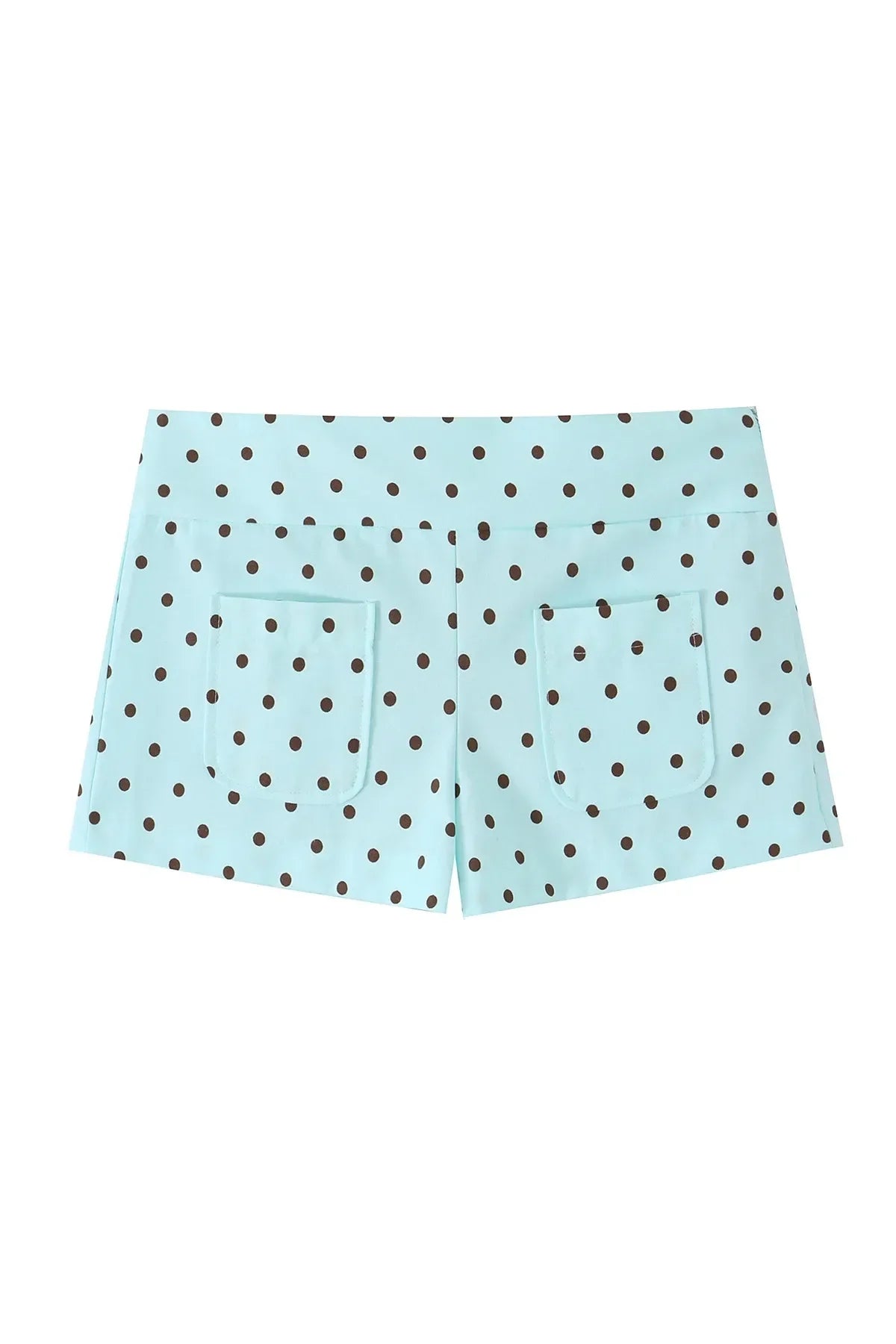 HH 2026 Spring Summer French Polka Dot 2 Piece Set Women Belted Long Sleeve Shirt Shorts Elegant Casual Business Outfit