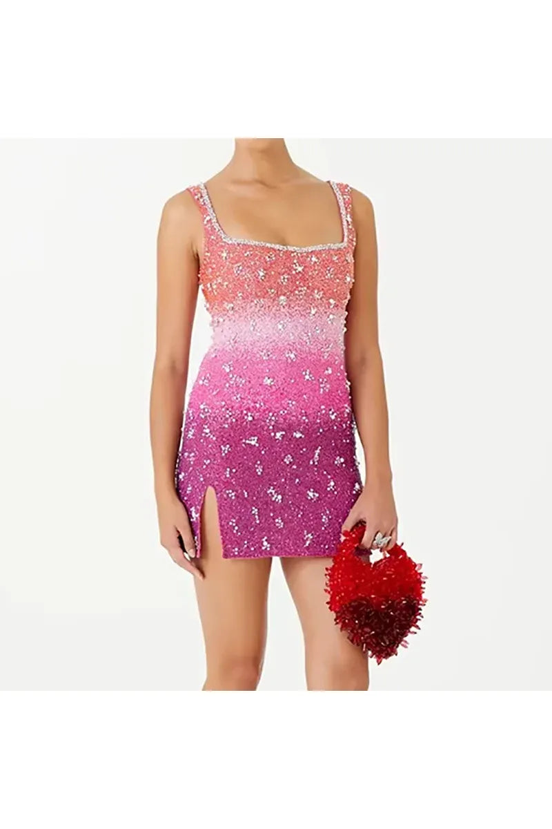 Ember Glow Mini Dress
