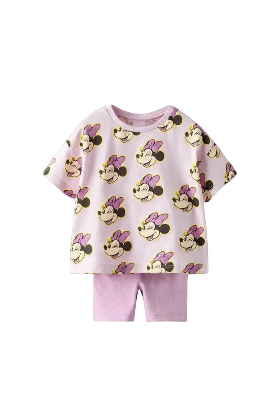 Mini Minnie Mädchen Sommer-Set – T-Shirt & Shorts Kinder Outfit