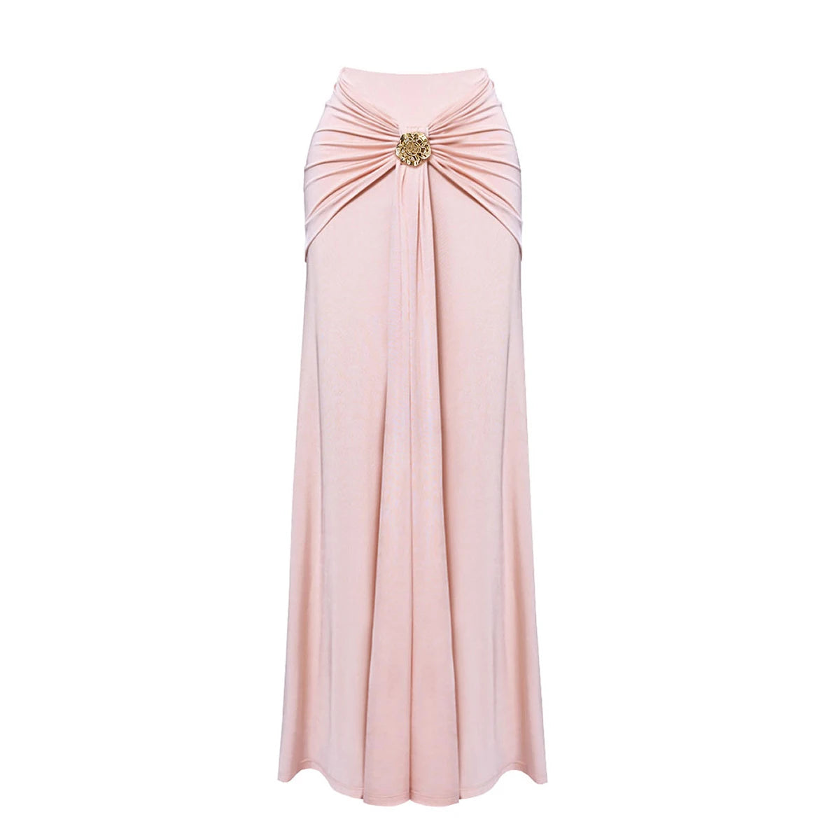 Pink 2Pieces Halter Swimsuit 2026 Bandeau Biquini Sexy Bikini Women Swimwear Push Up Bathing Suits Female Long Skirt Beachwear