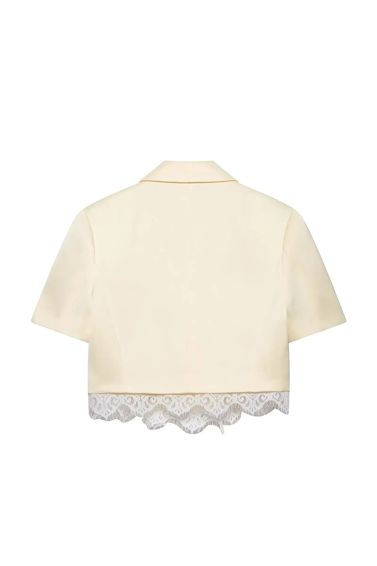 Lace Patchwork Blazer Set – Chic Summer Co-Ord