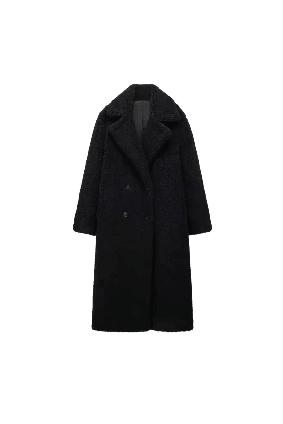 BERNA – Luxuriöser Oversized Teddymantel.