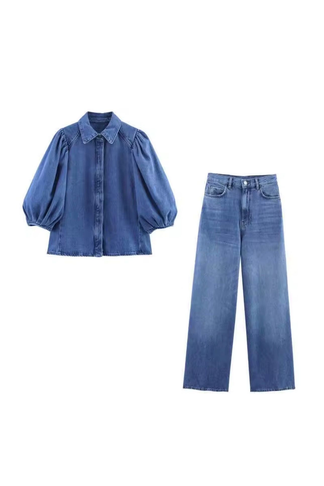 Skyline Denim Set – Stylisches Damen-Outfit aus Jeans