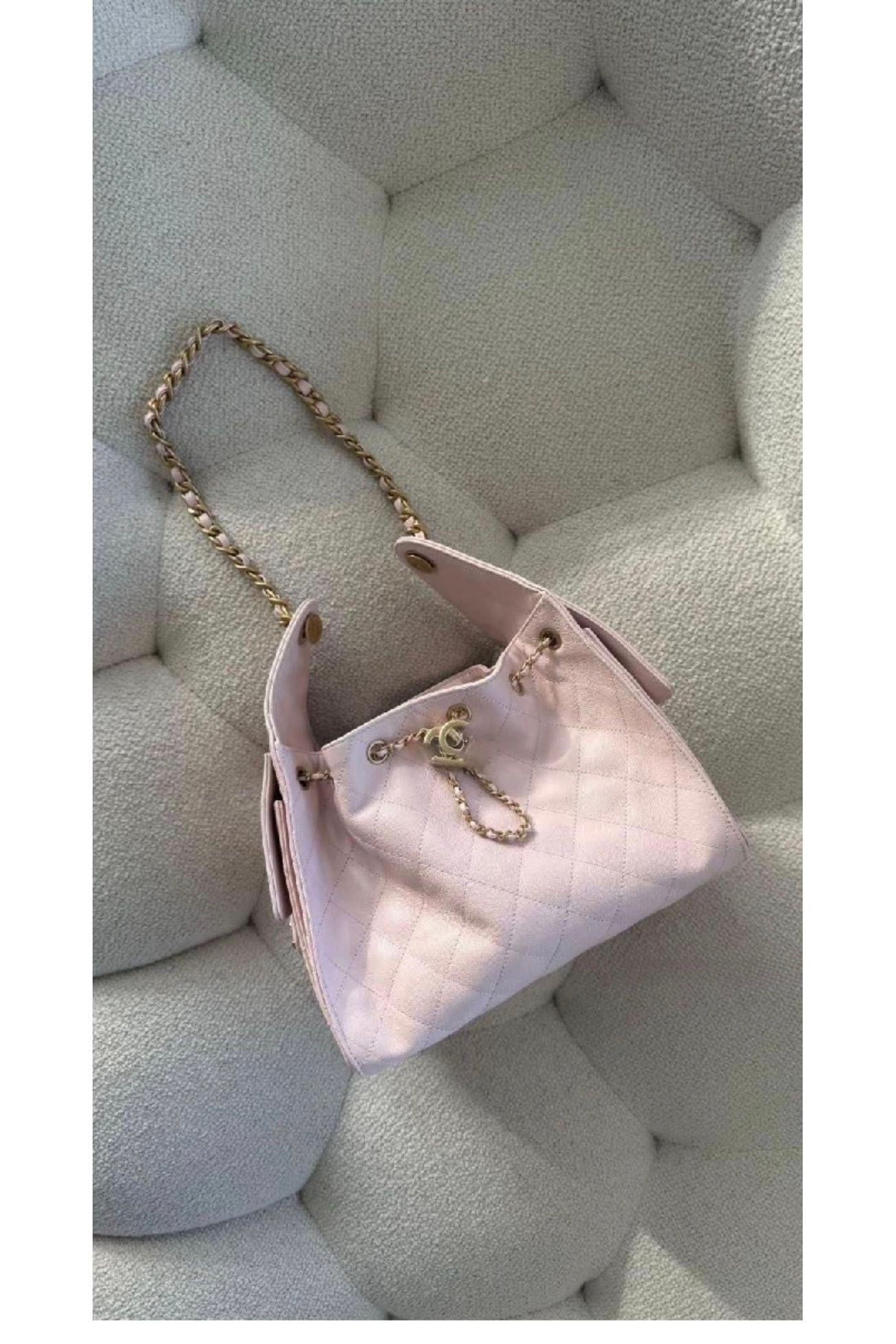 Luxe Suede Bucket Bag