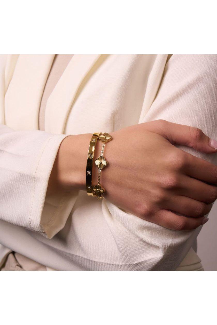 Eleganter Damen-Armreif „Isabella“ – Stilvolles Schmuck-Accessoire.