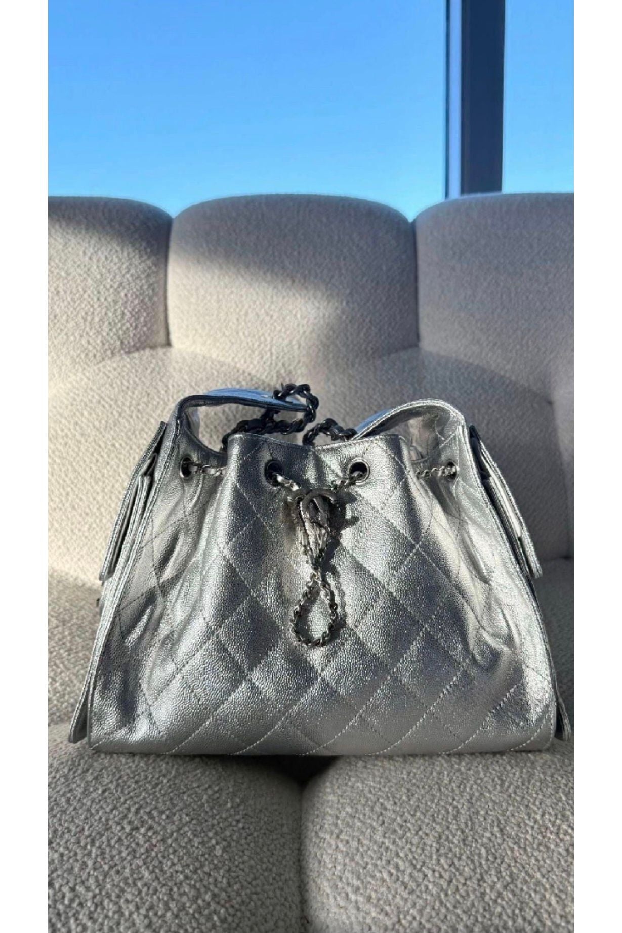 Luxe Suede Bucket Bag