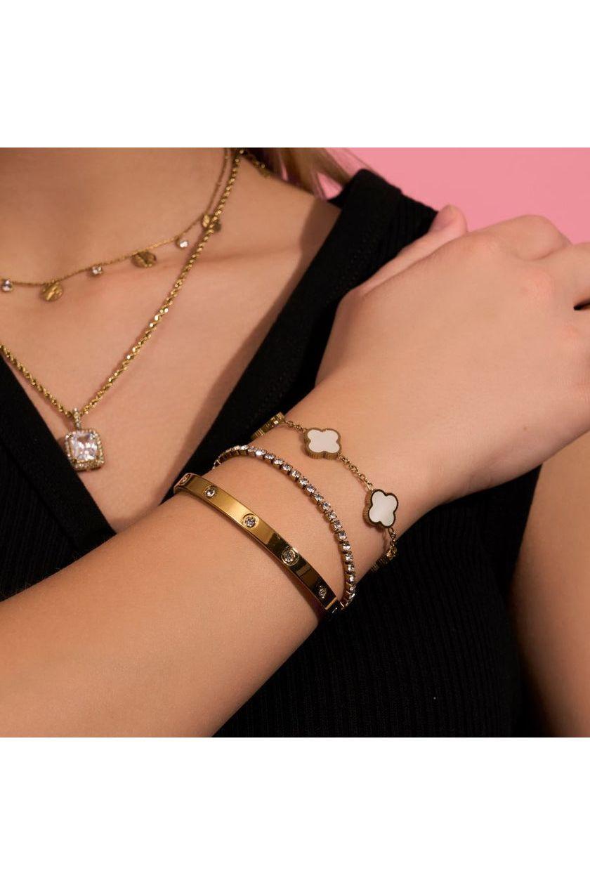 Eleganter Damen-Armreif „Isabella“ – Stilvolles Schmuck-Accessoire.