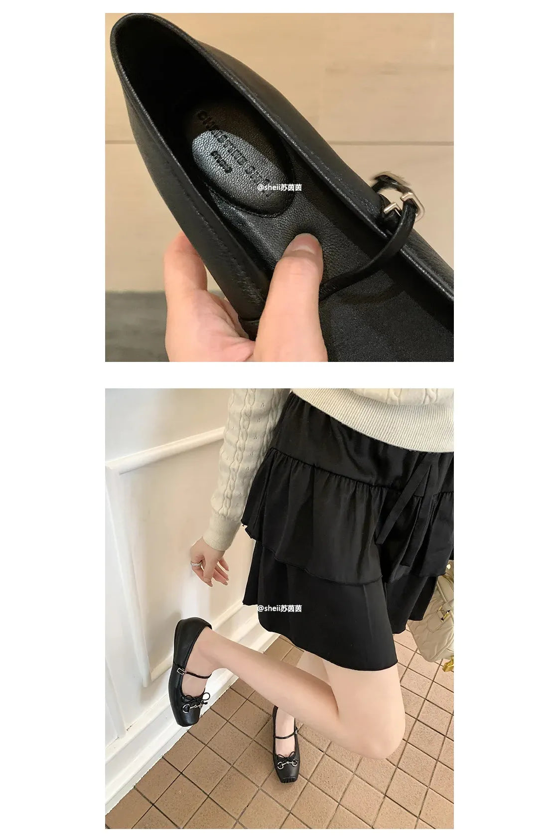Besellics Élan Buckle Flats