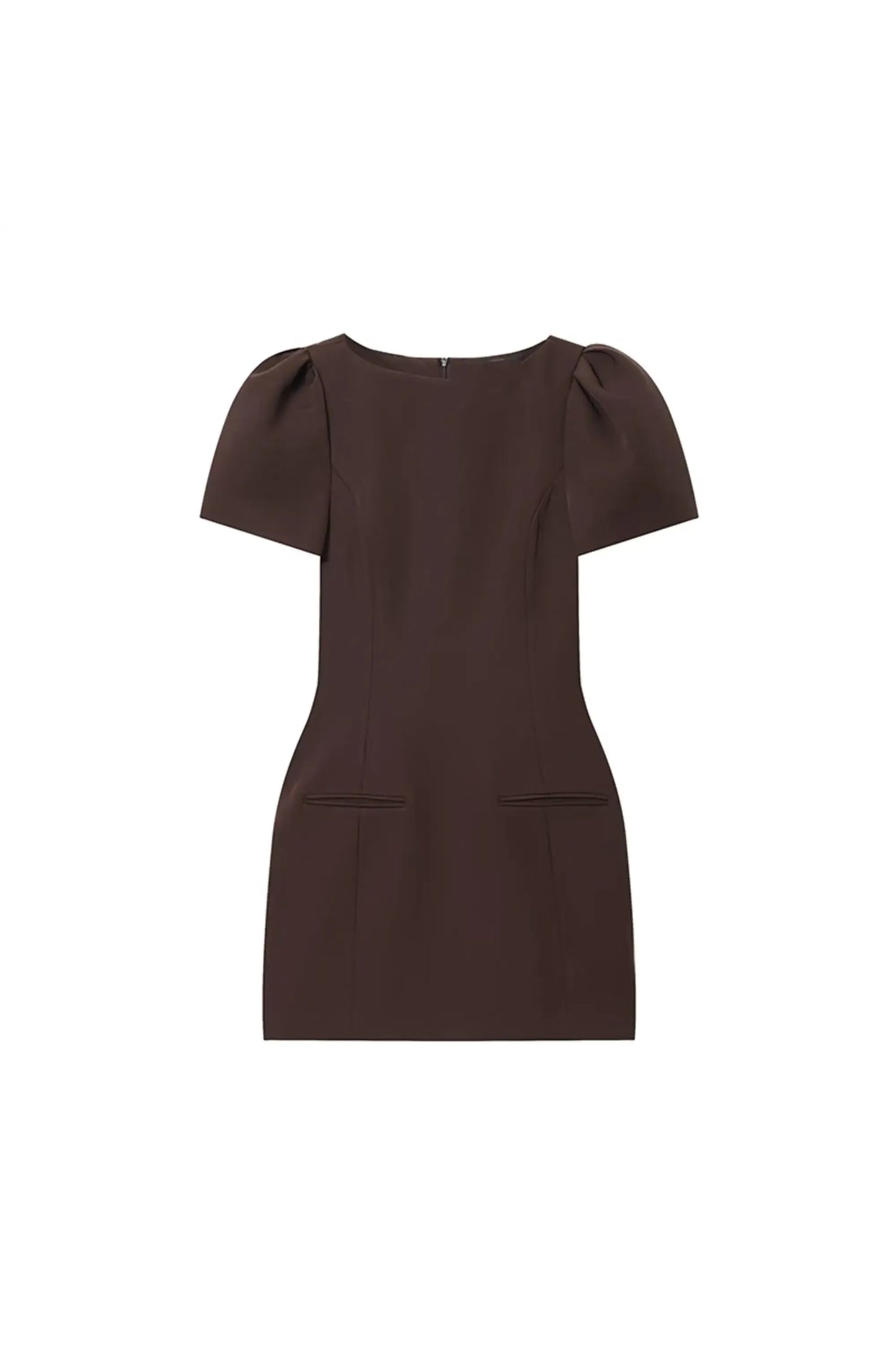 Besellics Noir Sculpt Mini Dress