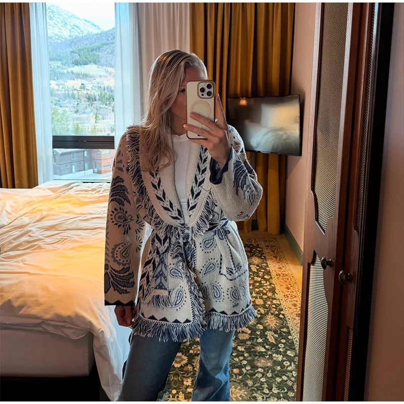 Casual Einreiher Strickjacken Frauen V-ausschnitt Langarm Solide Split Elegante Weibliche Pullover Pendeln 2025, Herbst Mantel Dame Tops
