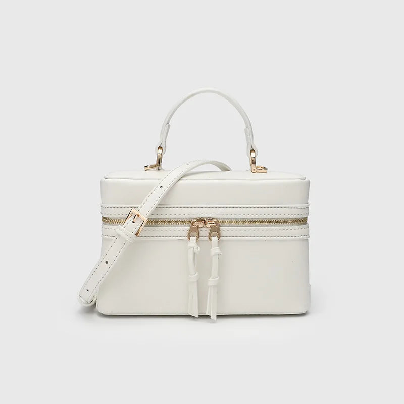 Modische Vielseitige Kleine Quadratische Box-Tasche Damen Einzel-Schulter Crossbody Handtasche Luxuriöse Leichte Beliebte Damen-Geldbörse