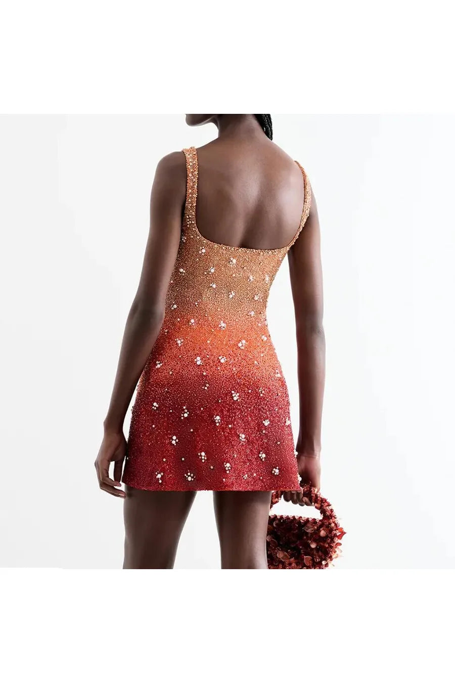 Ember Glow Mini Dress