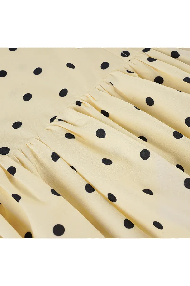 Besellics Limoncello Dot Mini Dress