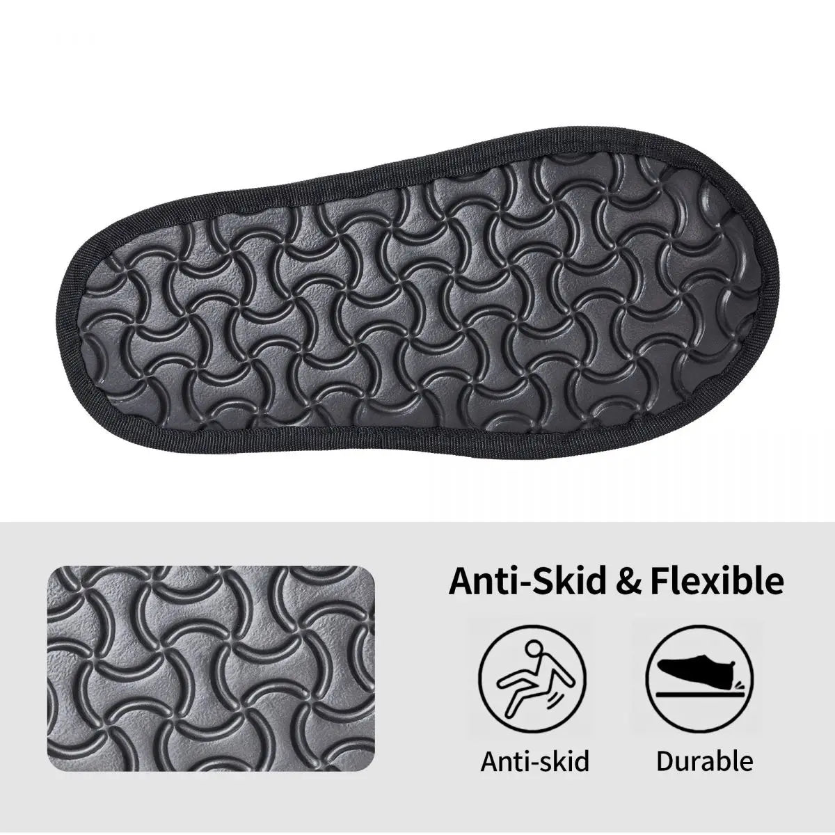 Abstract Geometric Home Zig Zag Guest Slippers for Hotel Women Custom Print Boho Modern Camouflage House Slipper