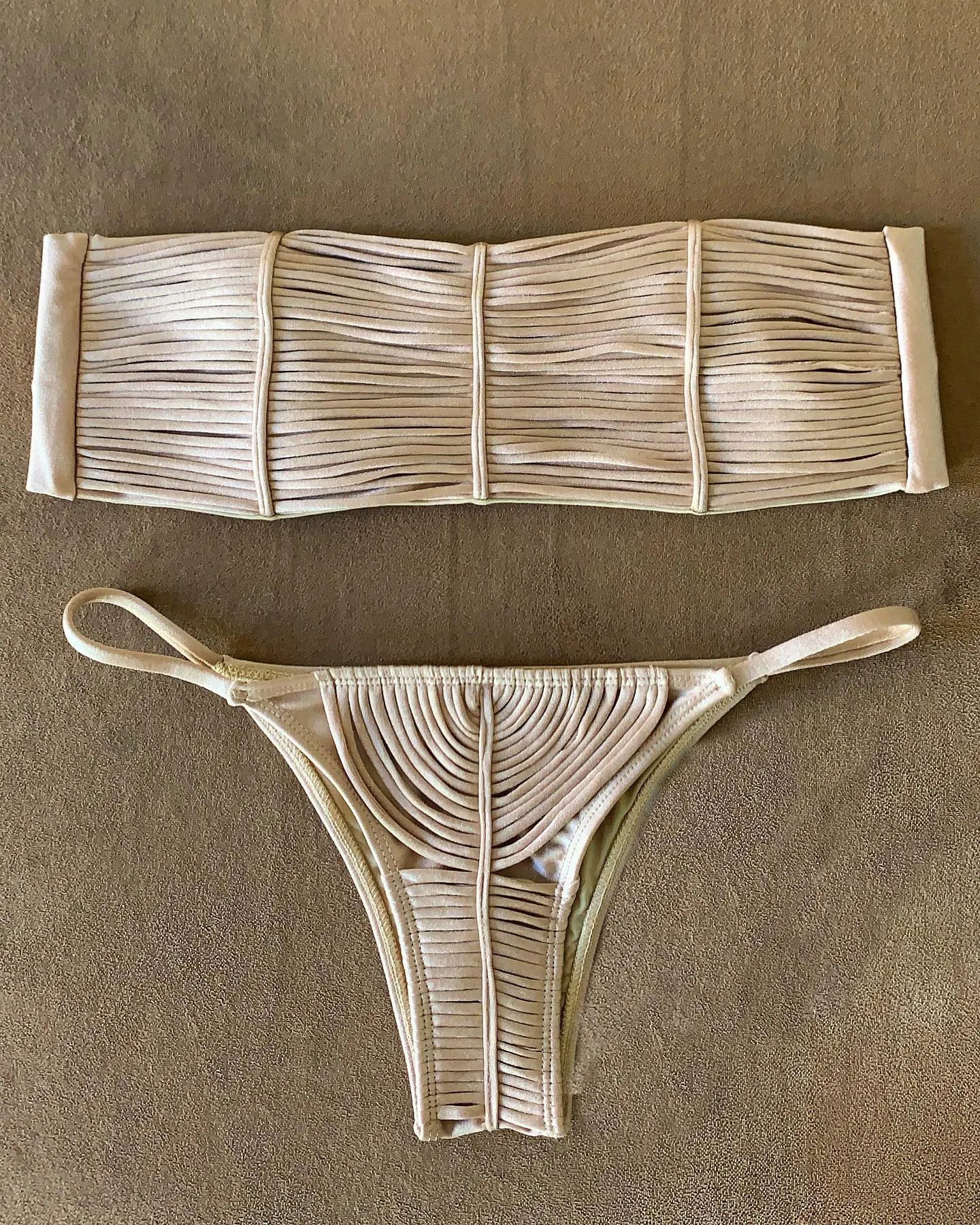 SEAURAL 2025 New Brazilian Bikini Bandage Stripes Swimwear Women's Swimsuit Two Piece Set Female Sexy Mujer Beachwear Summer