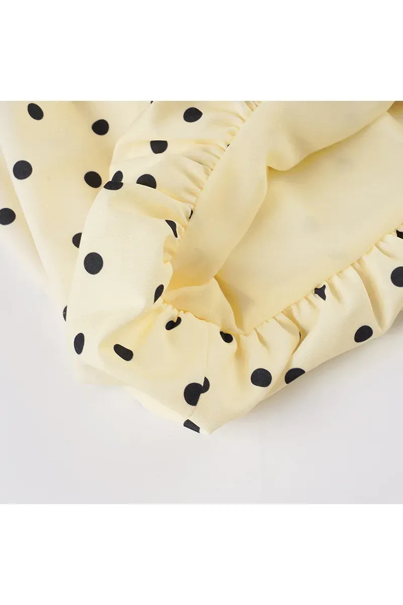 Besellics Limoncello Dot Mini Dress