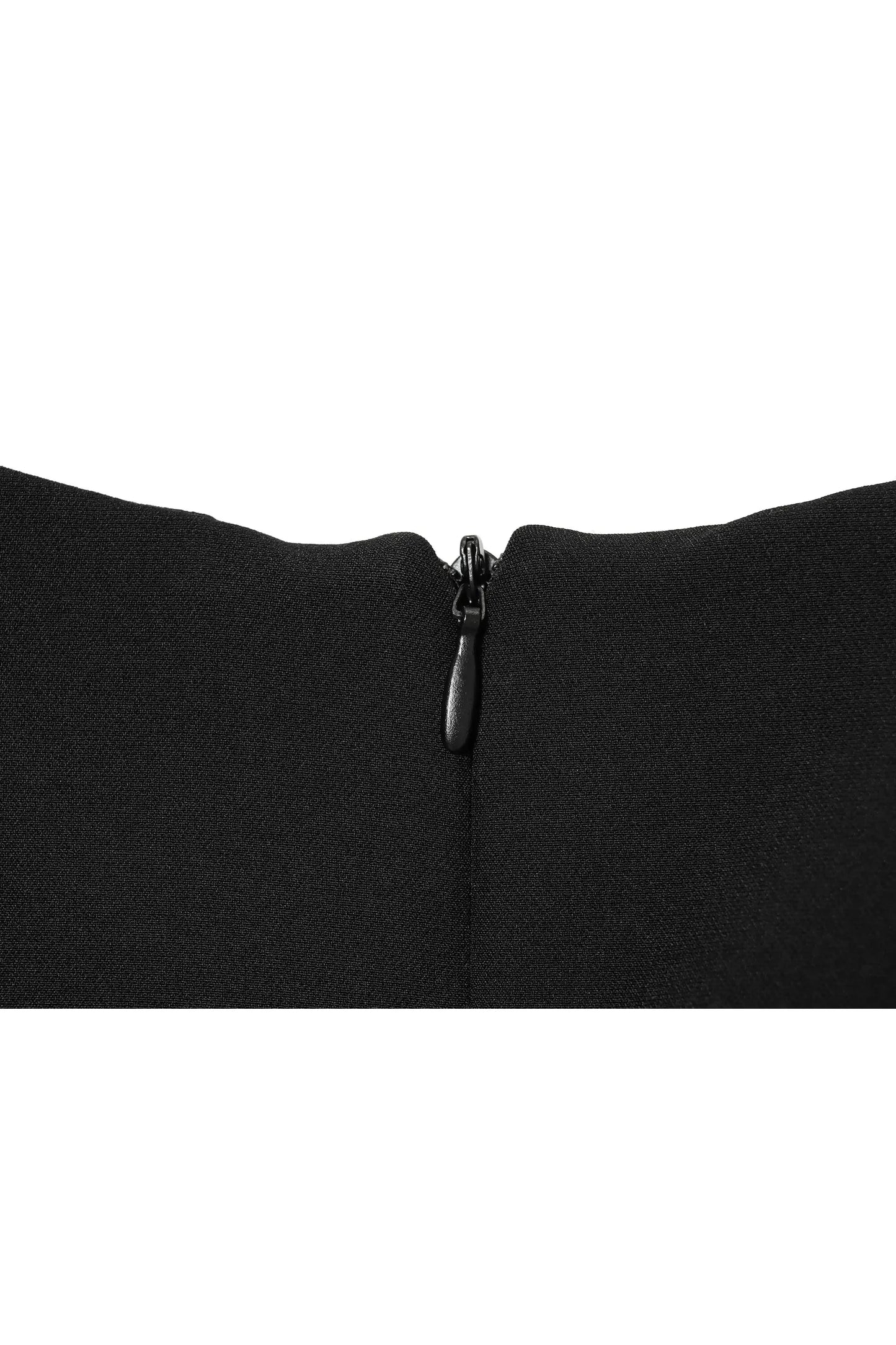 Besellics Noir Sculpt Mini Dress
