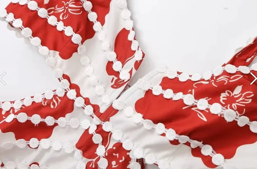 Minikleid A-Linie mit bedrucktem Tanktop Damenmode im europäischen und amerikanischen Stil ärmellose Minikleider