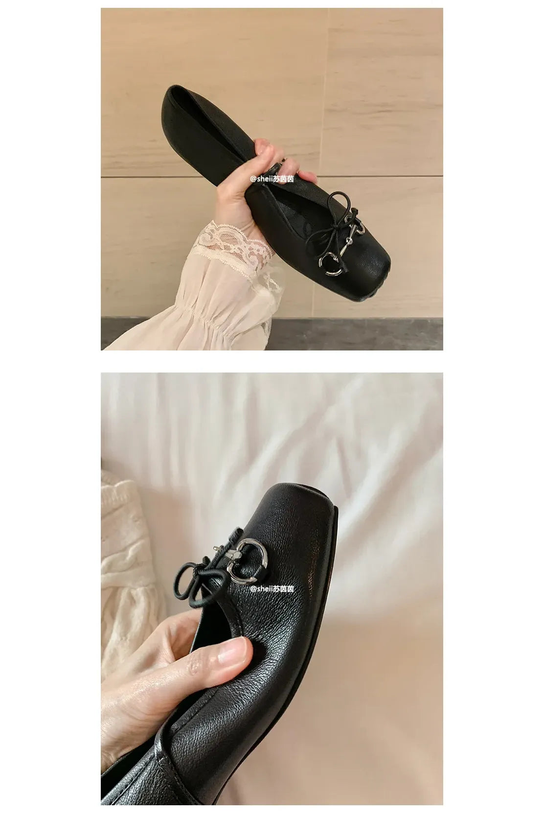 Besellics Élan Buckle Flats