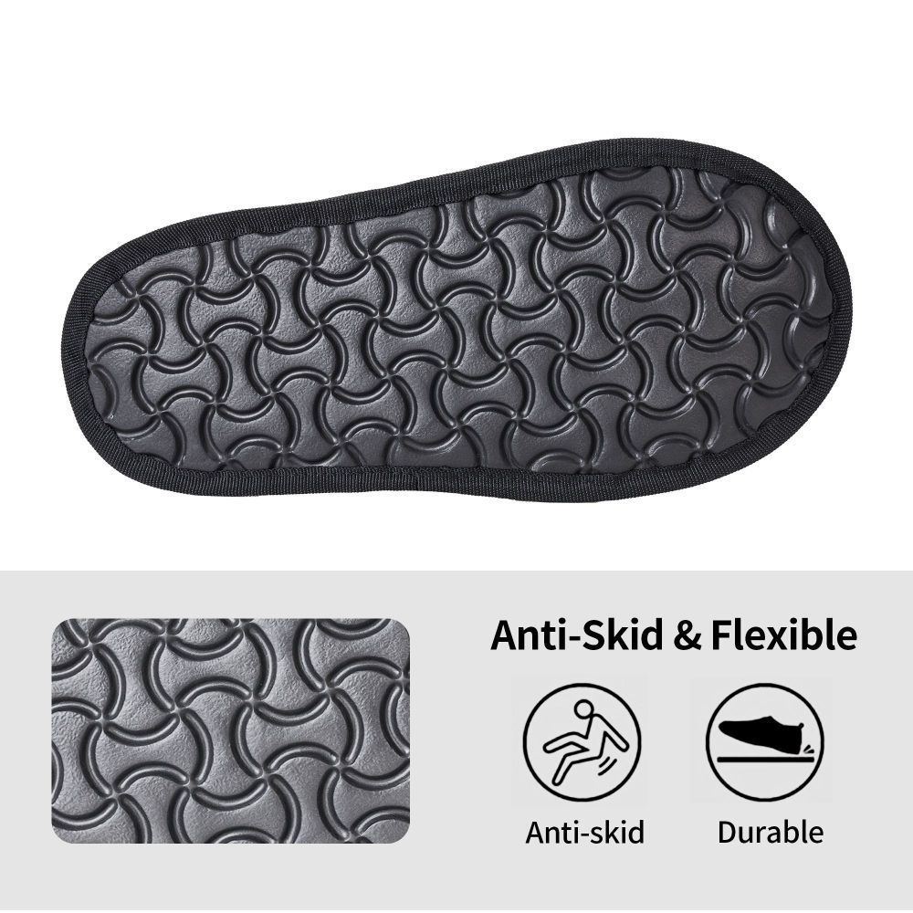Abstract Geometric Home Zig Zag Guest Slippers for Hotel Women Custom Print Boho Modern Camouflage House Slipper