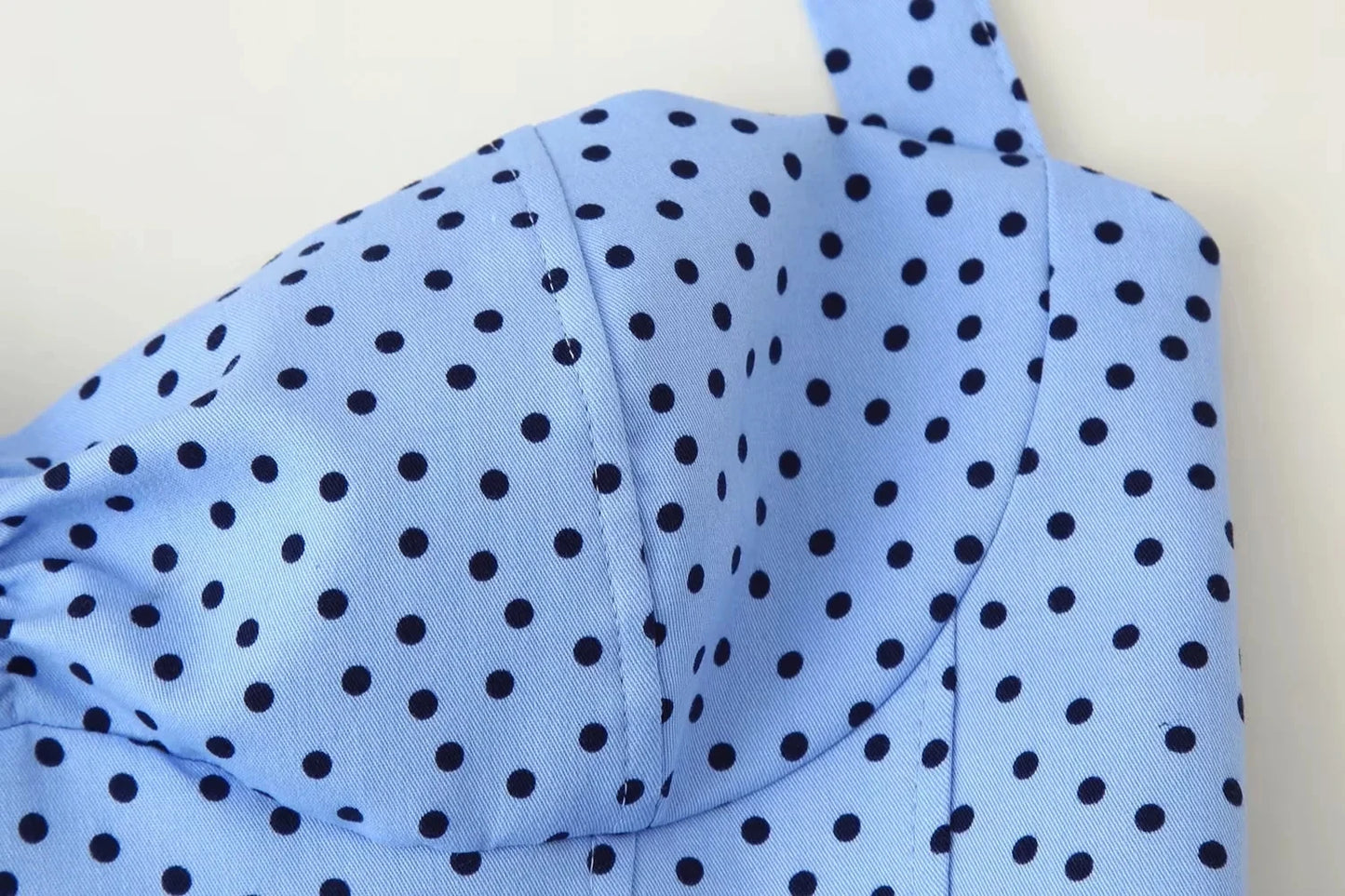KONDALA Sexy Y2K Girl Halter Tops Corset Slim Polka Dot Print Short Tops Fashion 2026 Spring Summer Streetwear Holiday Beach Top
