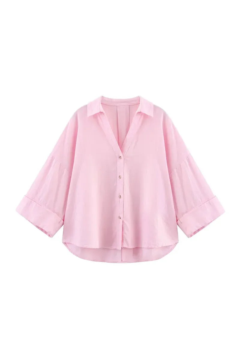 Ella – Oversize Damen Hemd mit Streifen | Freizeit & Sommer
