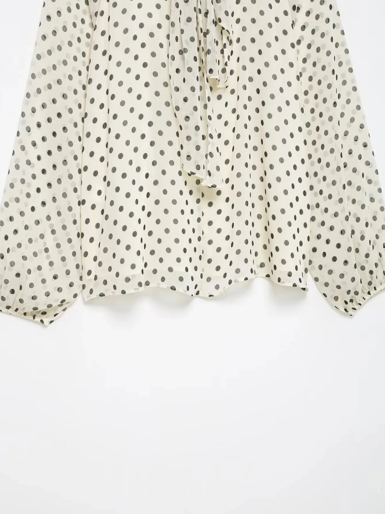 KONDALA Frauen Trendy Polka Dot Bluse Fliege Oansatz Hemd Neue Mode 2026 Frühling Sommer Urlaub Partei Elegante Mujer Bluse