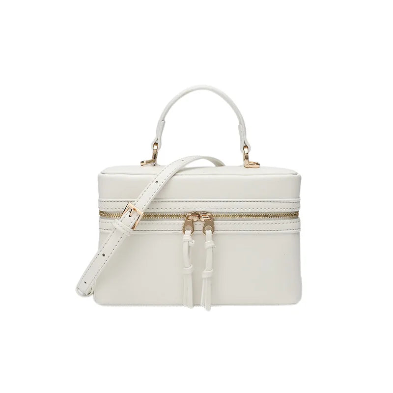Modische Vielseitige Kleine Quadratische Box-Tasche Damen Einzel-Schulter Crossbody Handtasche Luxuriöse Leichte Beliebte Damen-Geldbörse