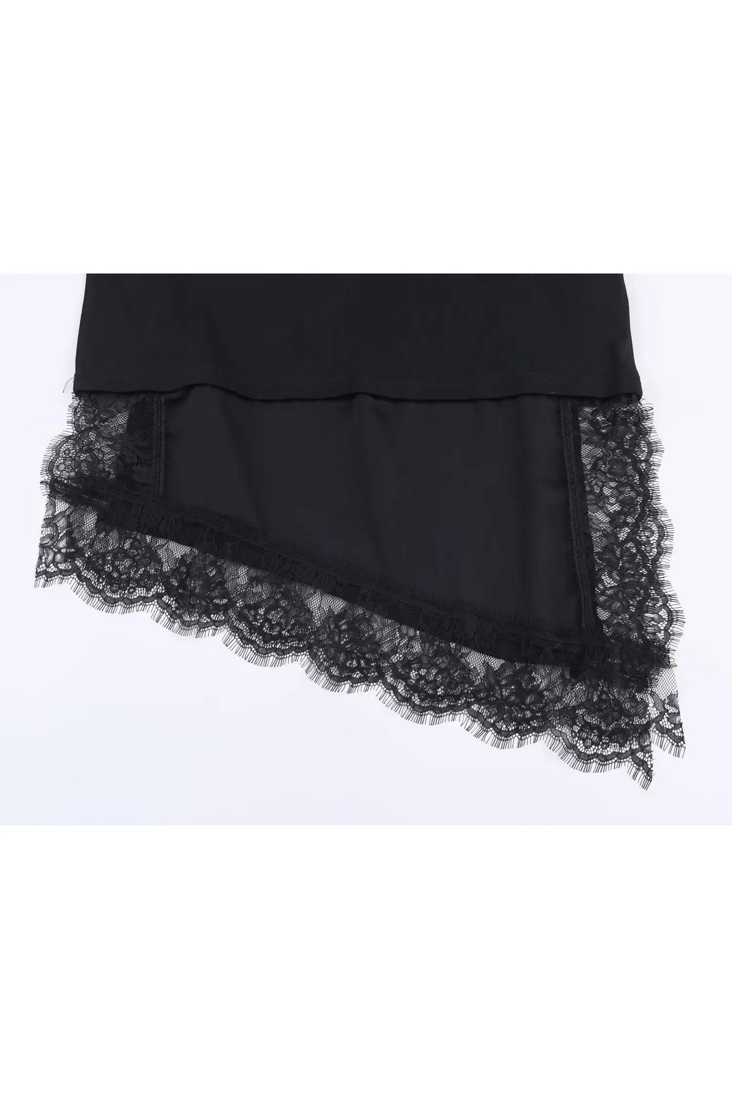 ELENA - Lace Damen Top – Asymmetrisches Shirt