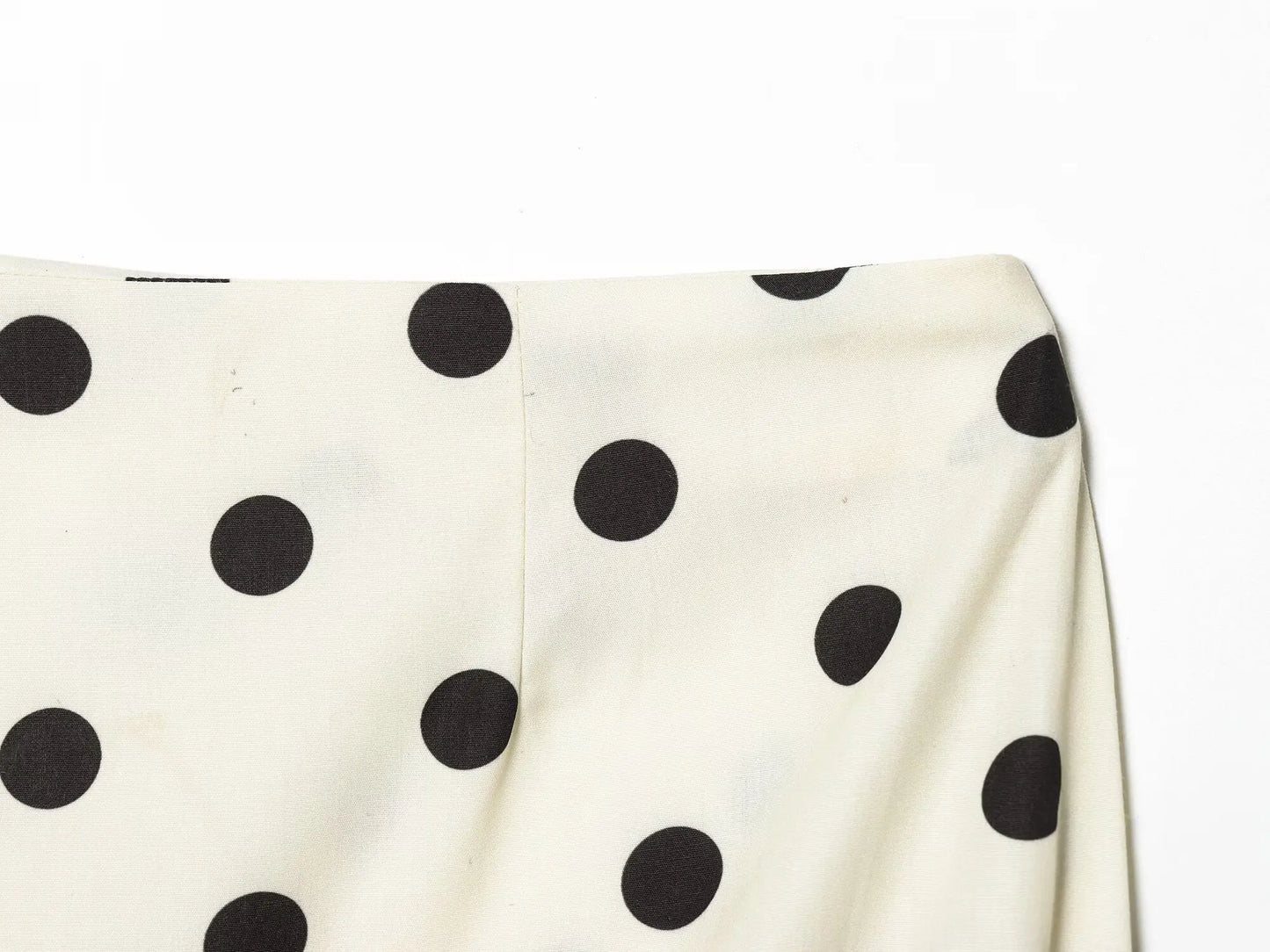 HH Elegant Summer Women Polka Dot Midi Skirt 2026 High Waist Irregular Hem Flowy Ruffle Skirt Beach Vacation Office Party Casual