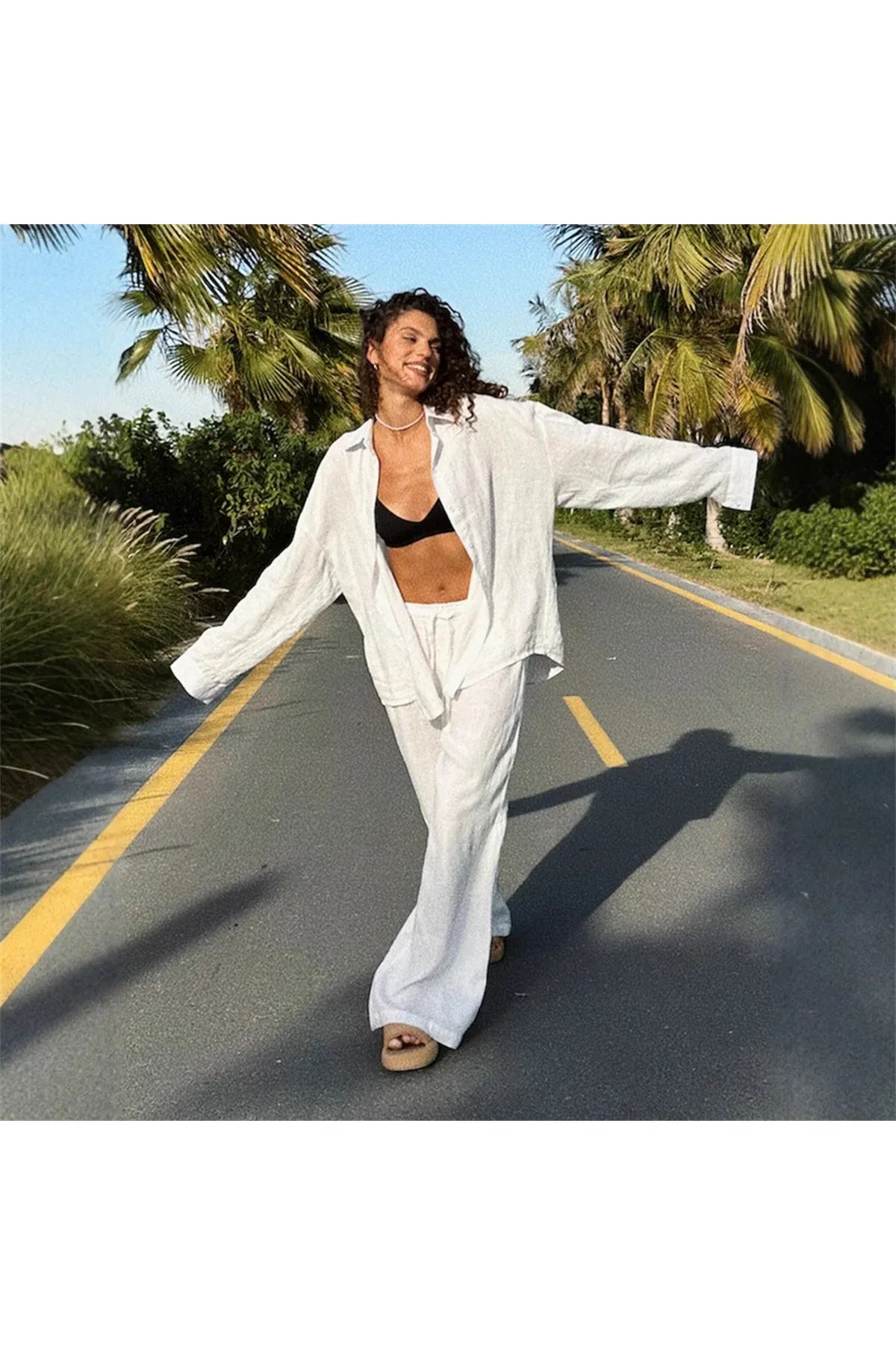 ROSALIE - Chic Set – 2-Teiliges Damen Outfit mit Hemd & Hose