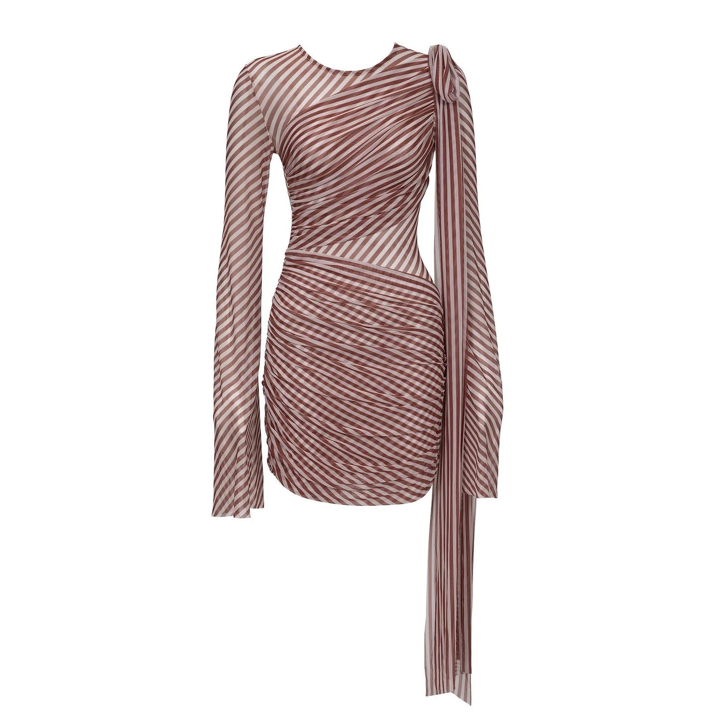 1 Piece Cover Ups Bikini Striped Dress 2025 Sexy Women Swimsuit Swimwear Female Bikini Set Bathing Suits Summer Suit Beachwear