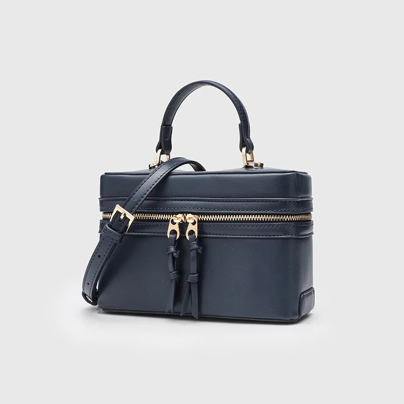 Modische Vielseitige Kleine Quadratische Box-Tasche Damen Einzel-Schulter Crossbody Handtasche Luxuriöse Leichte Beliebte Damen-Geldbörse