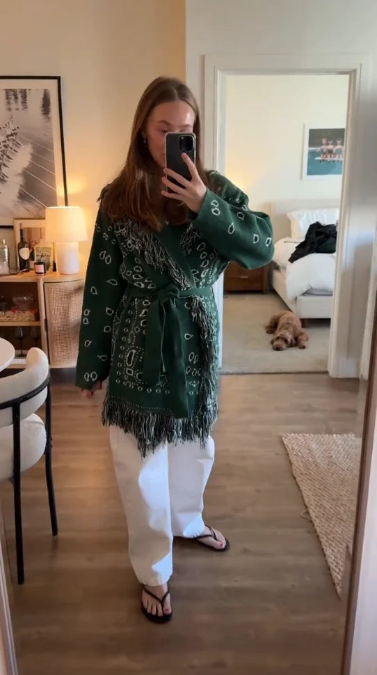 Casual Einreiher Strickjacken Frauen V-ausschnitt Langarm Solide Split Elegante Weibliche Pullover Pendeln 2025, Herbst Mantel Dame Tops