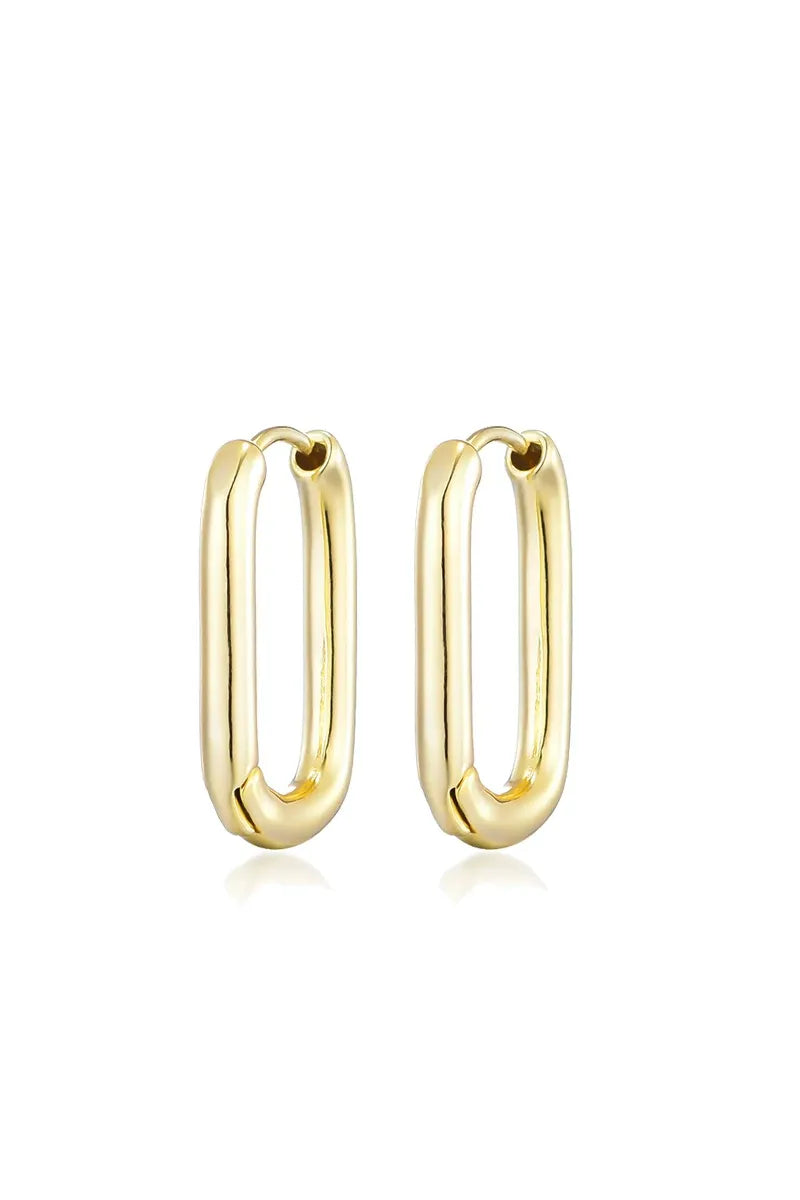 Herz‑Creolen – Elegante Damen Ohrringe mit Zirkon