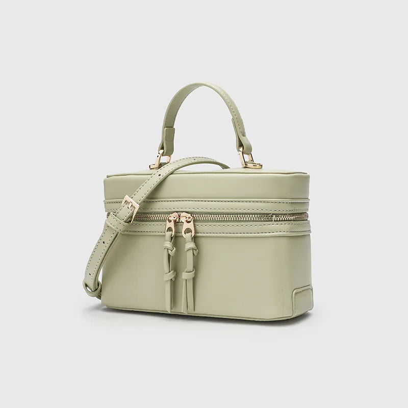 Modische Vielseitige Kleine Quadratische Box-Tasche Damen Einzel-Schulter Crossbody Handtasche Luxuriöse Leichte Beliebte Damen-Geldbörse