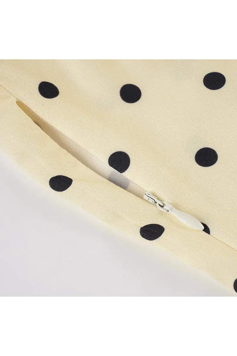 Besellics Limoncello Dot Mini Dress