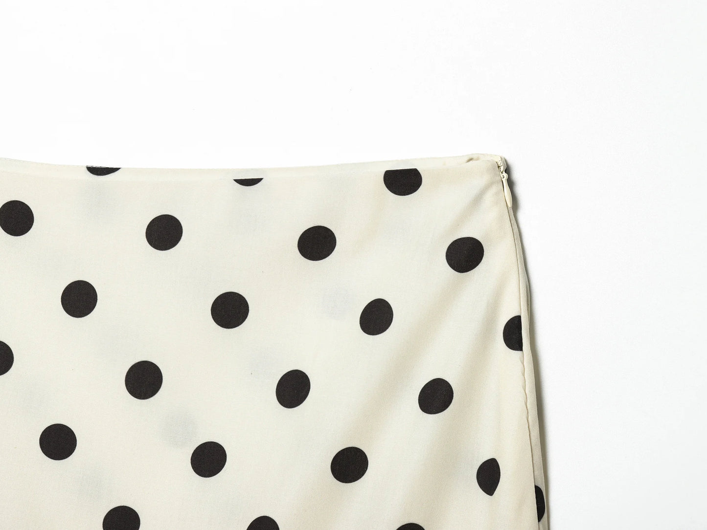 HH Elegant Summer Women Polka Dot Midi Skirt 2026 High Waist Irregular Hem Flowy Ruffle Skirt Beach Vacation Office Party Casual