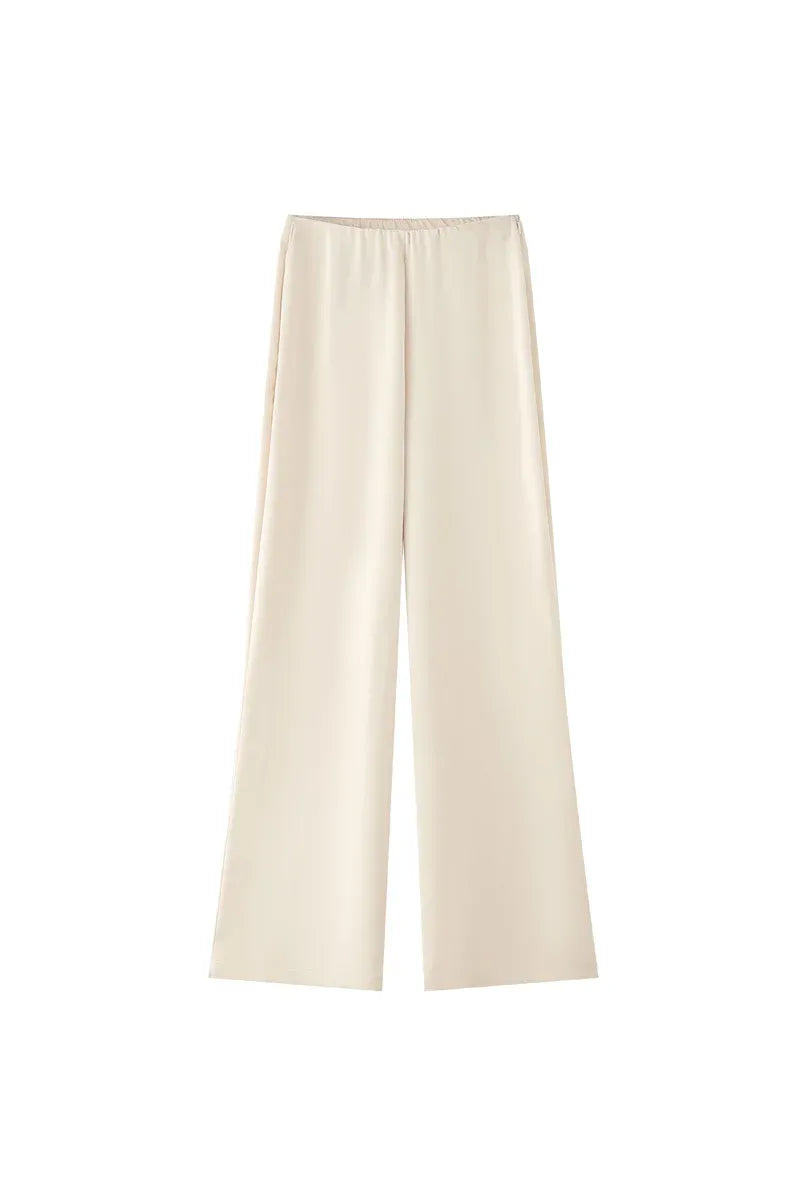LUNARA - Satin Elegance Set – 2-Teiliges Damen Outfit
