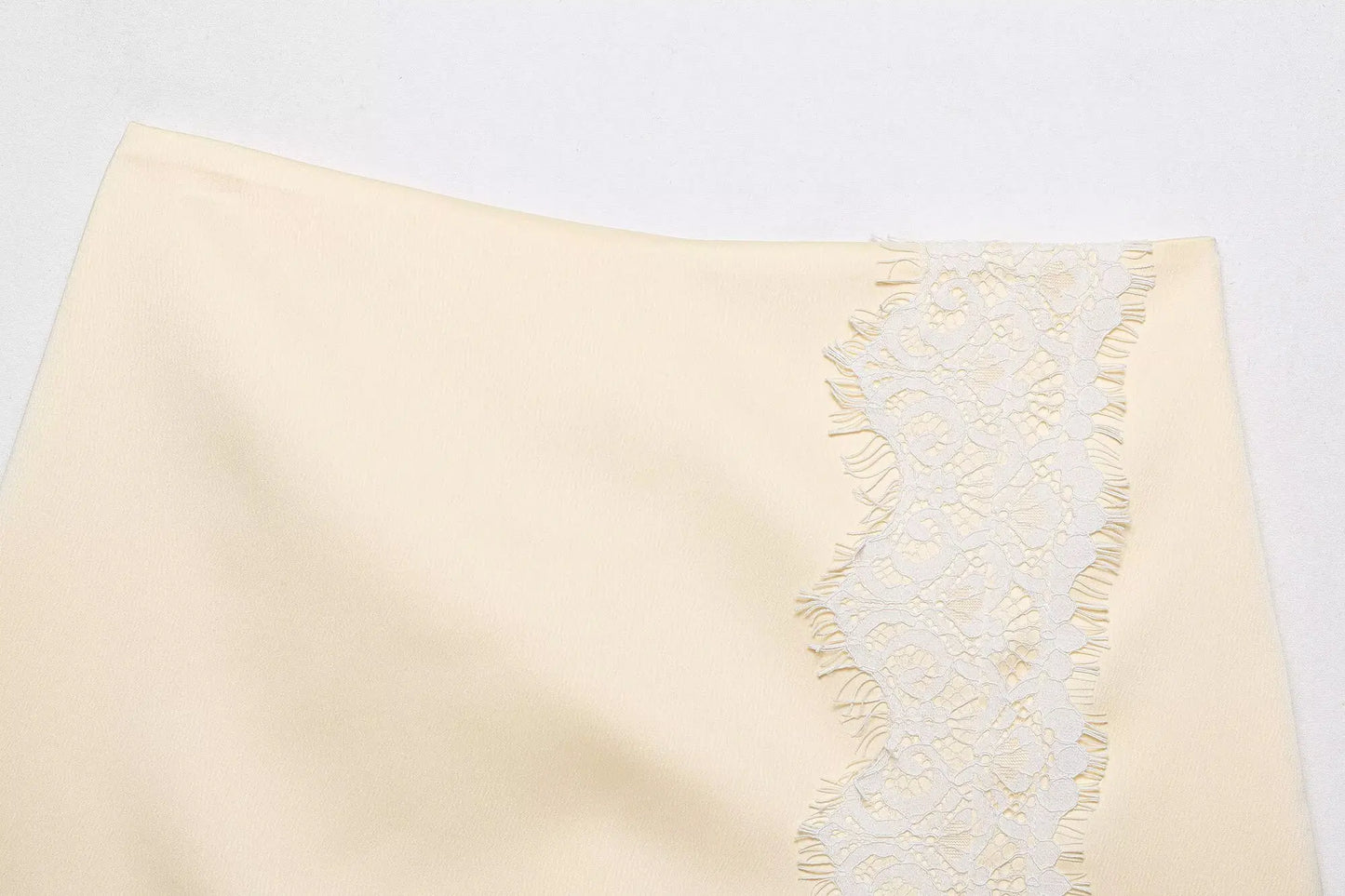 HH Lace Patchwork Culottes Two Piece Set Women's Summer Lace Paneled Short Sleeve Lapel Cropped Blazer+Casual Shorts Skirts