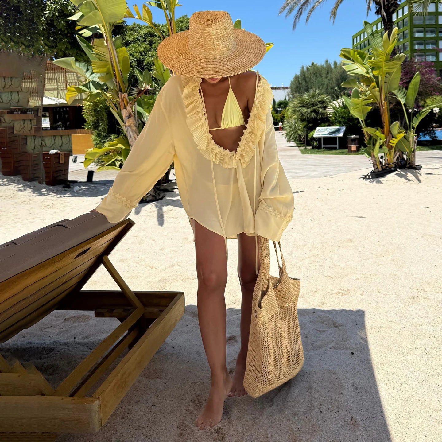 3Pcs Micro Bikini With Shirt Women Sexy Swimsuit Push Up Swimwear Bandeau Biquini Female Ruffle Bathing Suit Beachwear Outfits
