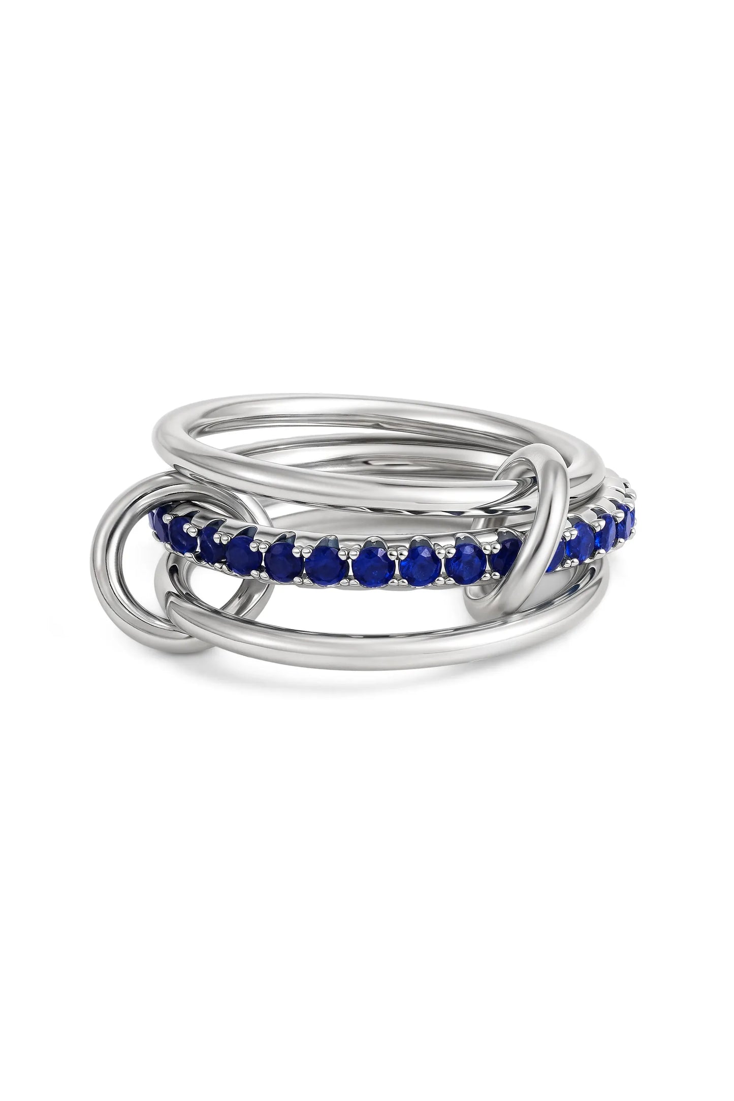 Luxus Zirkonia Stapelring – Vergoldeter Damenring