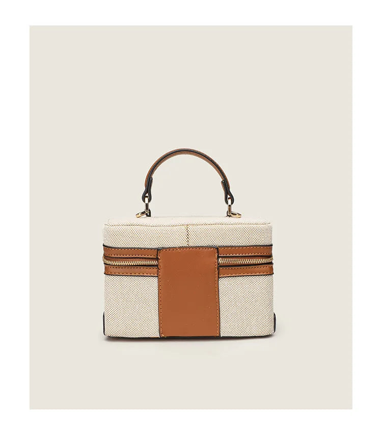 Modische Vielseitige Kleine Quadratische Box-Tasche Damen Einzel-Schulter Crossbody Handtasche Luxuriöse Leichte Beliebte Damen-Geldbörse