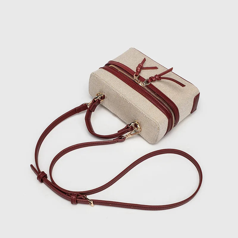 Modische Vielseitige Kleine Quadratische Box-Tasche Damen Einzel-Schulter Crossbody Handtasche Luxuriöse Leichte Beliebte Damen-Geldbörse