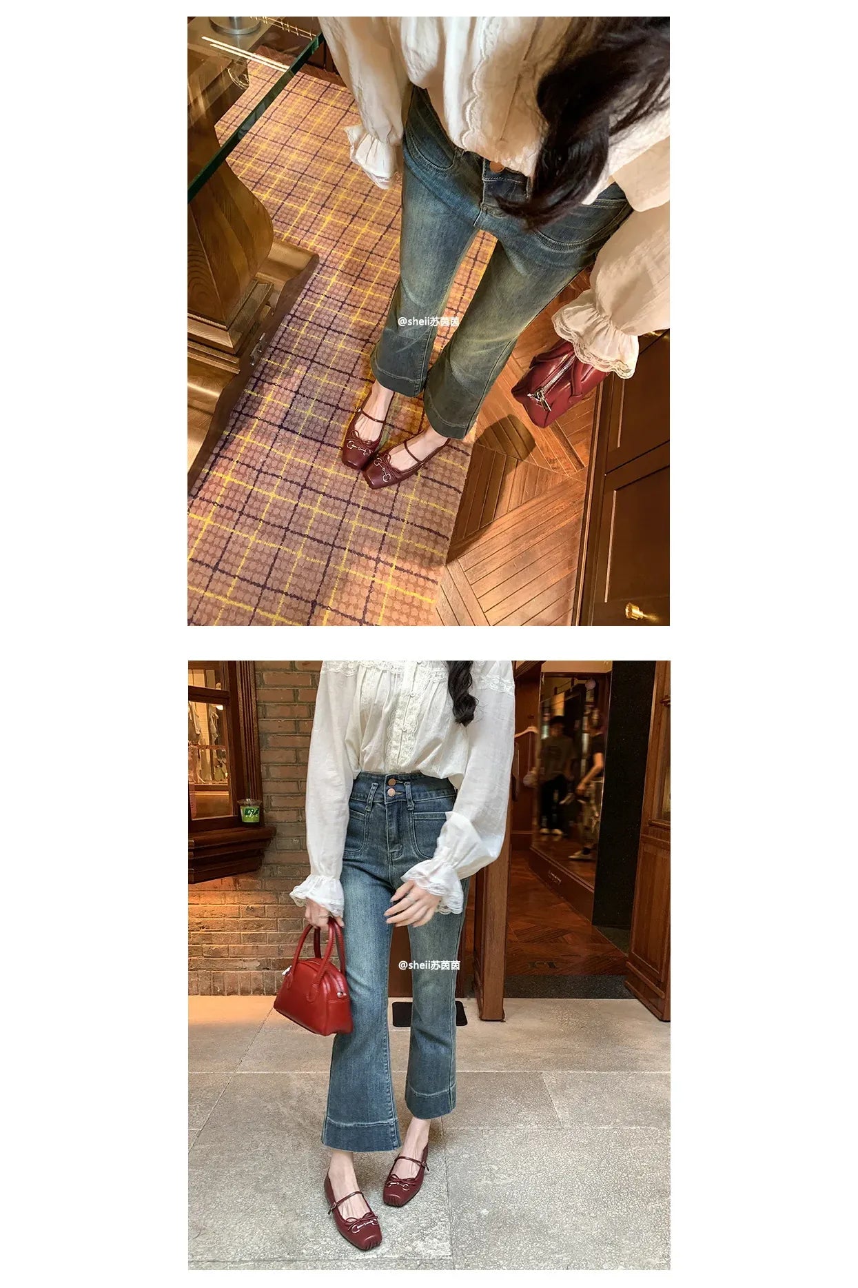 Besellics Élan Buckle Flats