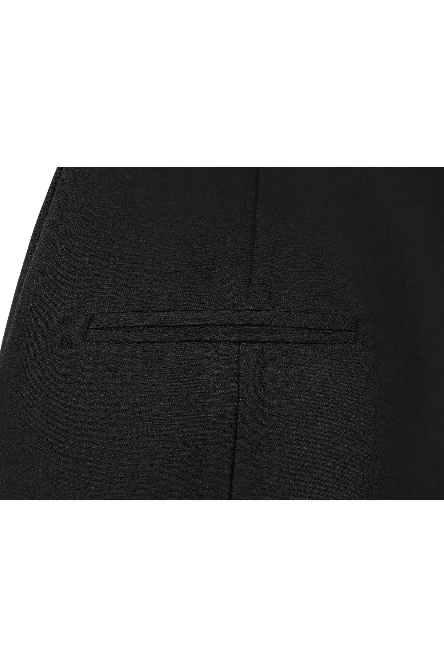 Besellics Noir Sculpt Mini Dress
