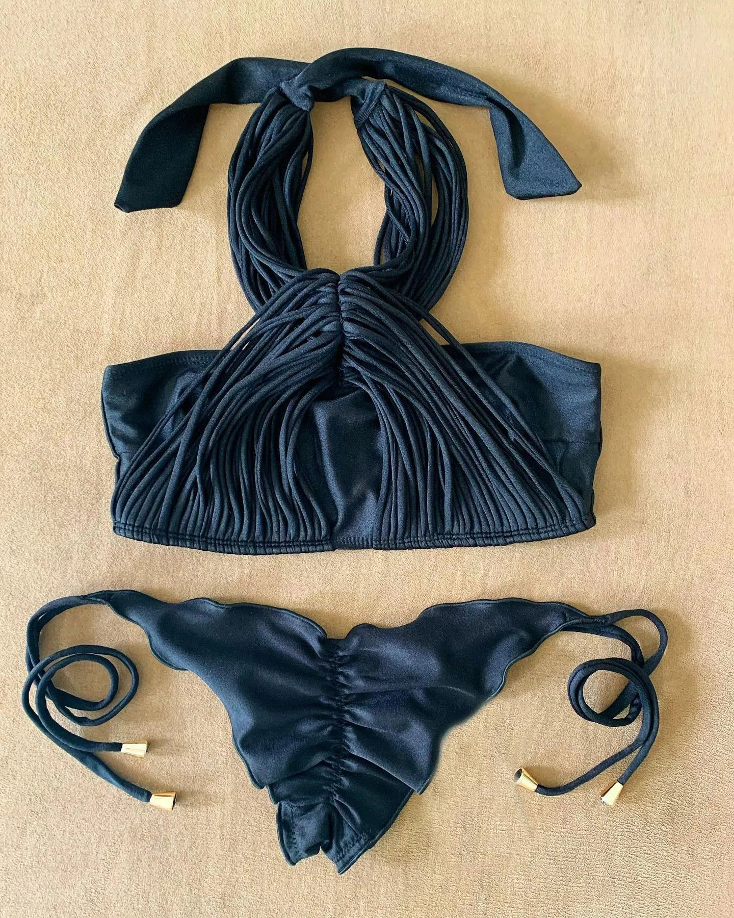 SEAURAL 2025 New Brazilian Bikini Bandage Stripes Swimwear Women's Swimsuit Two Piece Set Female Sexy Mujer Beachwear Summer
