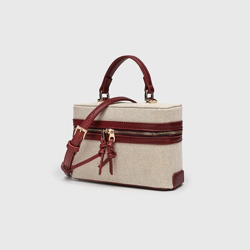 Modische Vielseitige Kleine Quadratische Box-Tasche Damen Einzel-Schulter Crossbody Handtasche Luxuriöse Leichte Beliebte Damen-Geldbörse